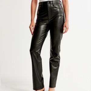 Abercrombie & Fitch Vegan Leather 90s High Rise